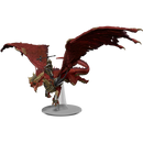 D&D Miniature - Dragonlance Kansaldi on Red Dragon