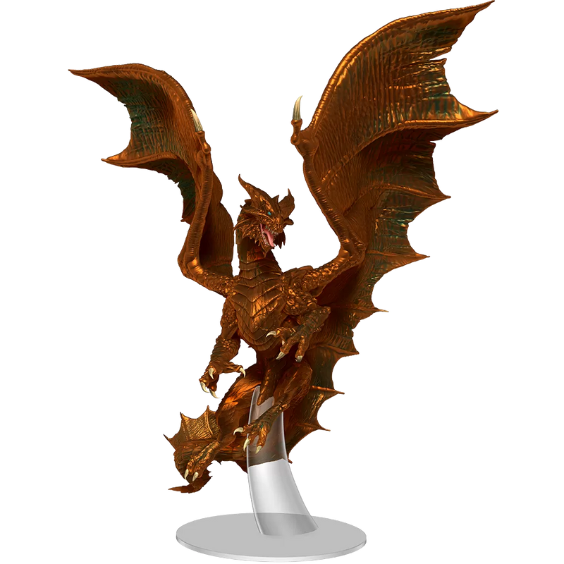 D&D Miniature - Giant Adult Copper Dragon