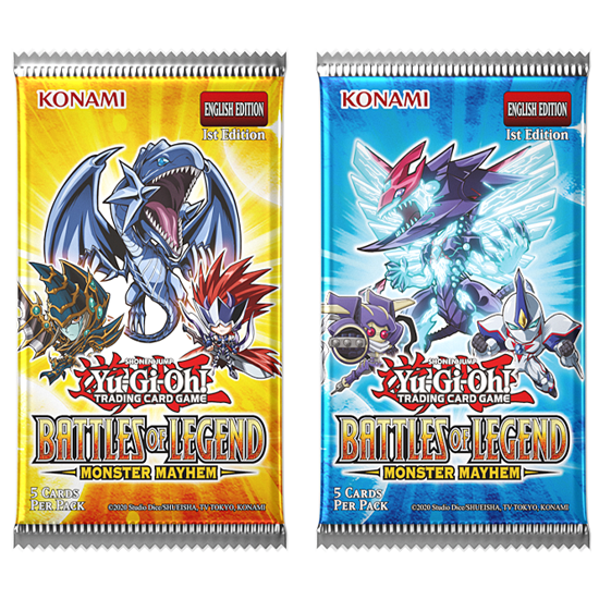 YGO Booster Pack - Battles of Legend: Monster Mayhem (1st Edition)