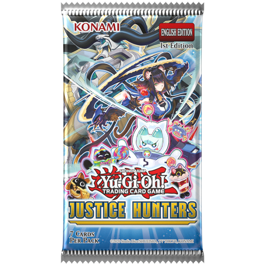 YGO Booster Pack - Justice Hunters (1st Edition)