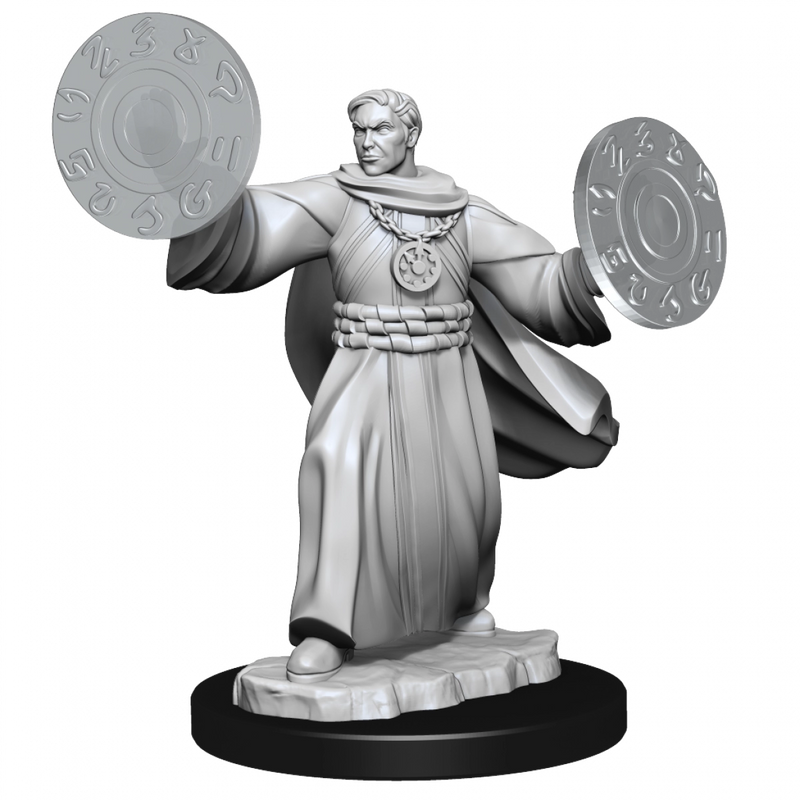 Critical Role Unpainted Miniatures Human Graviturgy and Chronurgy Wizards Female
