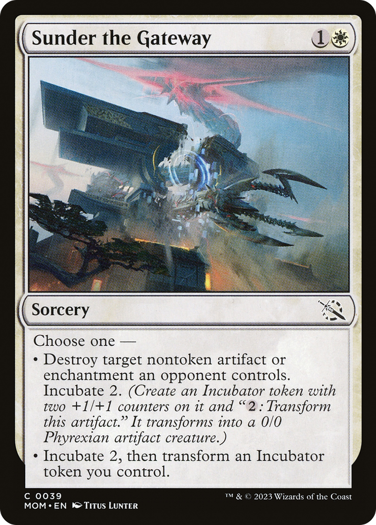 incubate mtg cards Sunfall | March of the Machine Progenitor Exarch March of