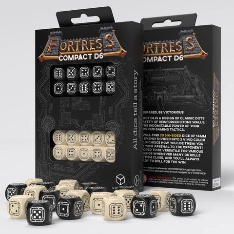 Q Workshop - Fortress Compact D6 Dice Set