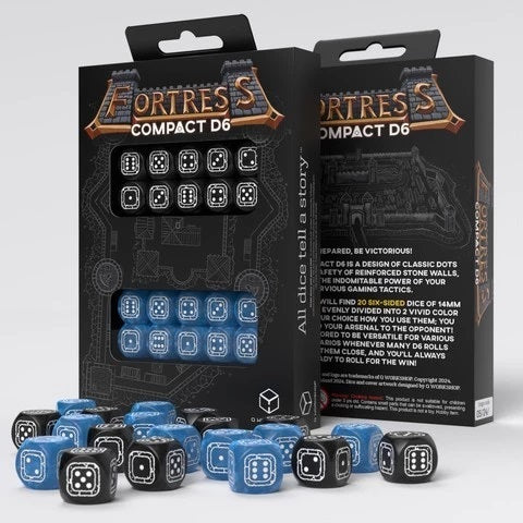 Q Workshop - Fortress Compact D6 Dice Set