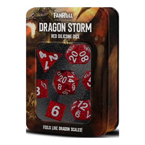 MDG Fanroll Silicone Dice Set - Dragon Scales