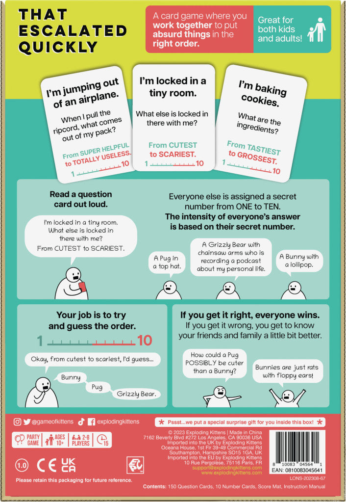 That Escalated Quickly by Exploding Kittens