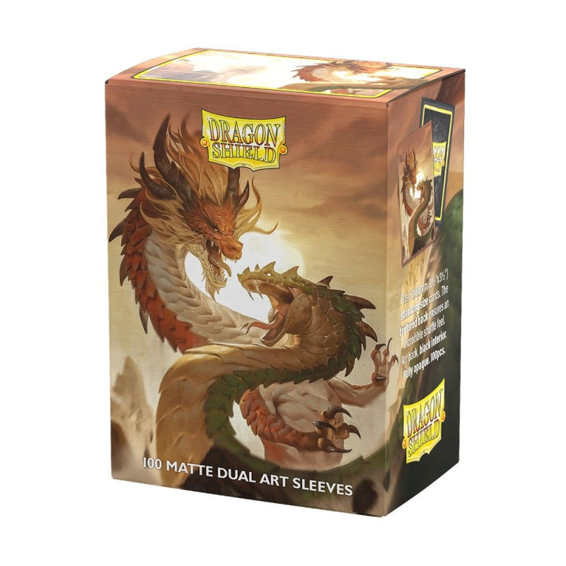 Dragon Shield Dual Matte Art Sleeves - Wood Snake 2025