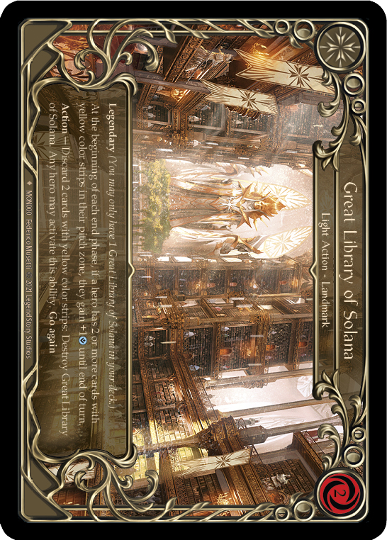 FAB Great Library of Solana Cold Foil 【公式通販】 FAB Great Library of Solana Cold Foil 【公式通販】