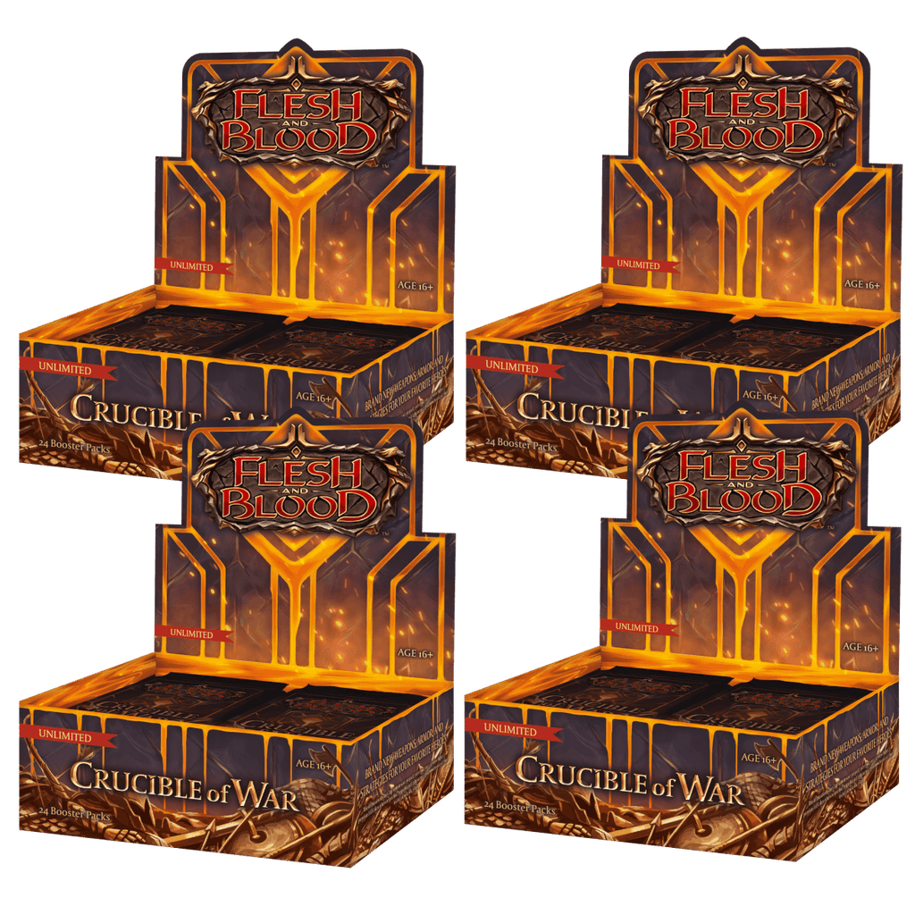 crucible of war unlimited booster box Flesh And Blood Sealed  Card Dynasty Bring all your skill Crucible of War Unlimited -