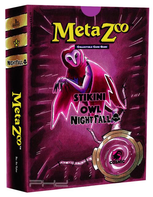 MetaZoo Nightfall Theme Deck -  Stikini Owl
