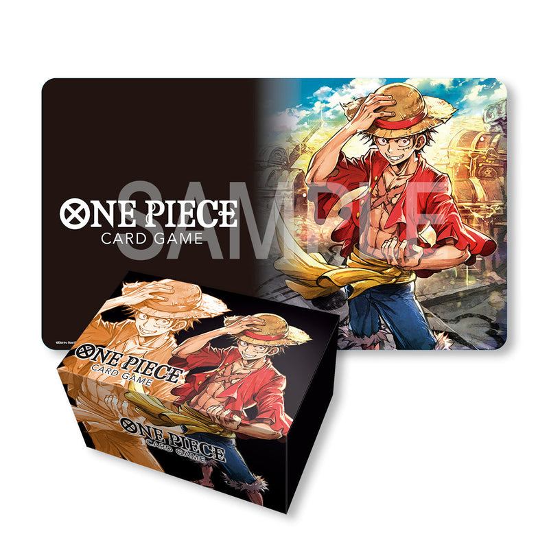 One Piece TCG Playmat and Storage Box Set