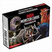 Dungeons and Dragons- Monster Cards: Challenge 6-16