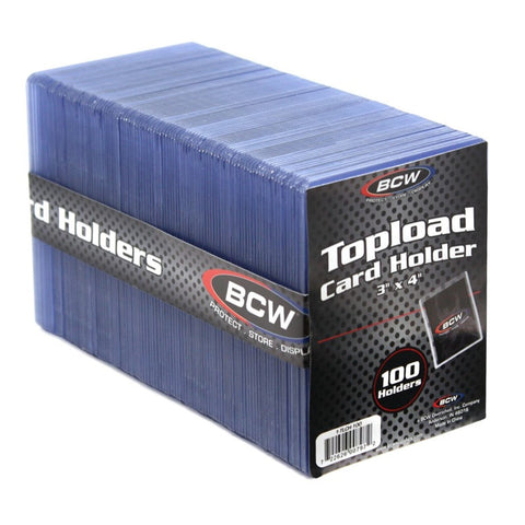 BCW 100 pack Toploaders