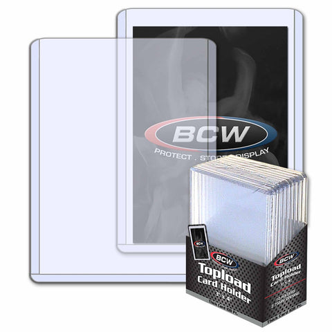 BCW Topload Card Holder 3 X 4 X 2.75 (108pt) 10pc