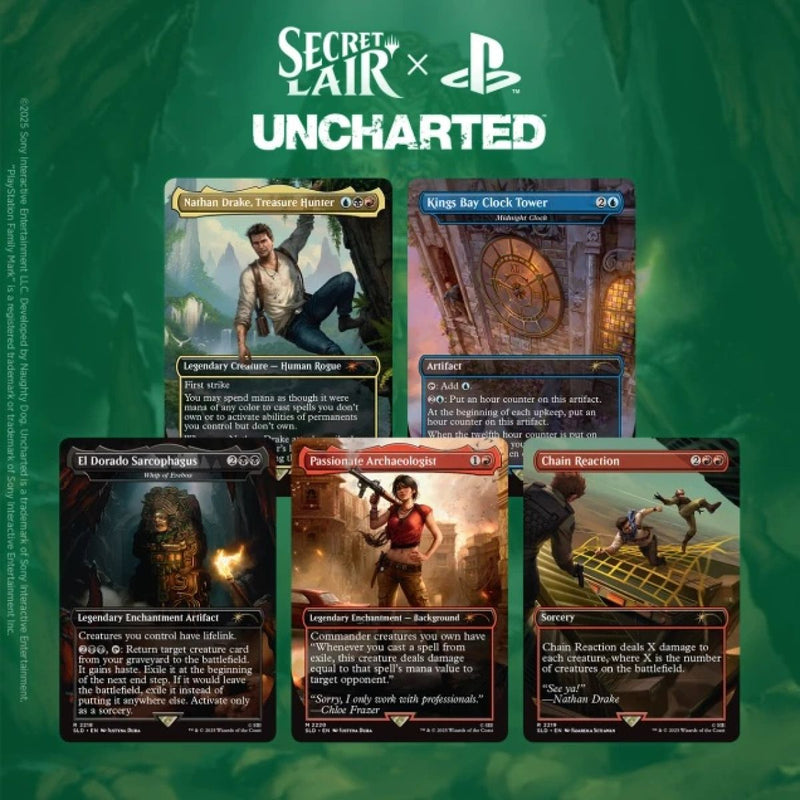 Magic Secret Lair x Uncharted Non-Foil