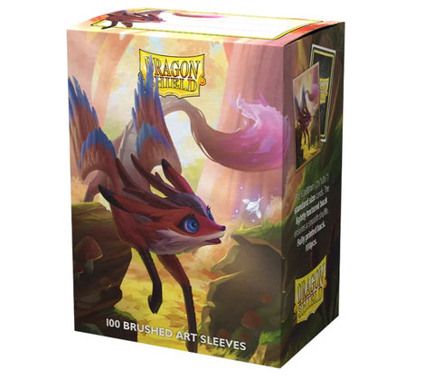 Dragon Shield  - Standard Size Brushed Art Sleeves - Spirit Animal Series