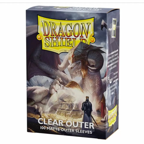 Dragon Shield Outer Sleeves - Matte Clear (Standard Size)