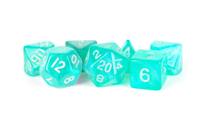 Fanroll RPG Dice Set - Stardust Turquoise
