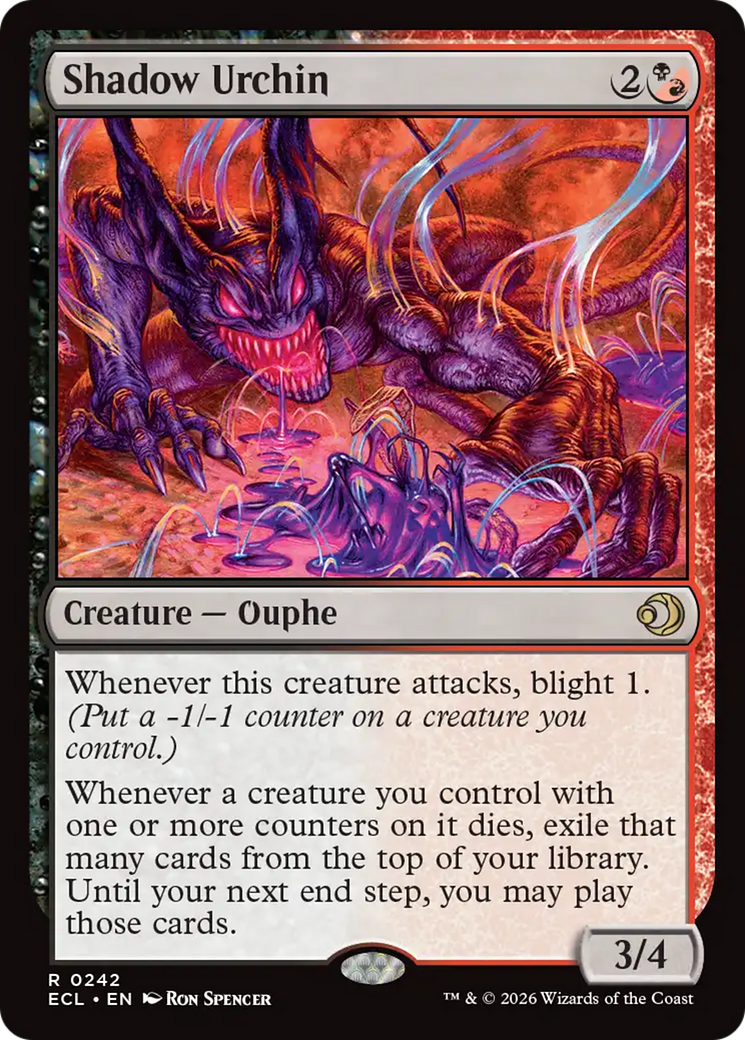 Shadow Urchin [Lorwyn Eclipsed]