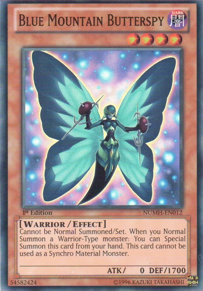 Blue Mountain Butterspy [NUMH-EN012] Super Rare