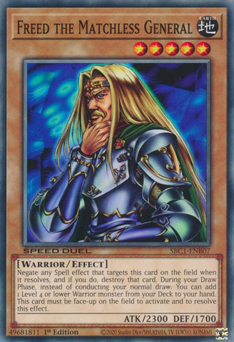 Freed the Matchless General [SBC1-ENB07] Common