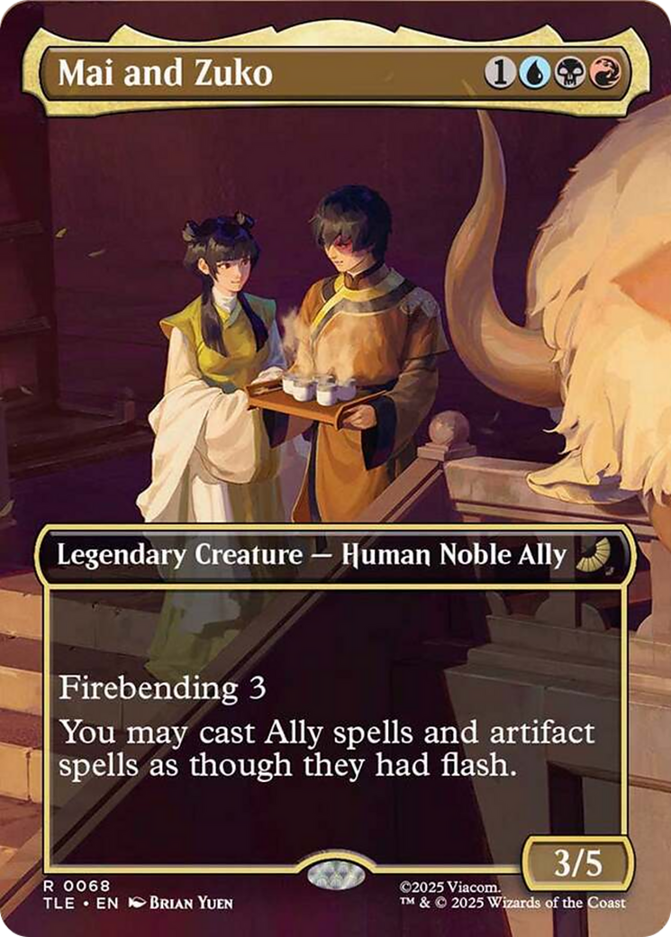 Mai and Zuko (Borderless) [Avatar: The Last Airbender: Eternal-Legal]