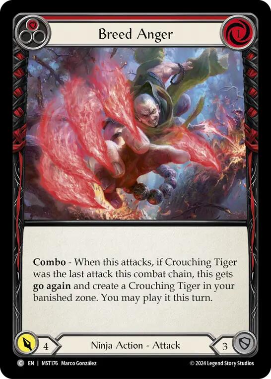 Breed Anger (Red) [MST176] (Part the Mistveil)