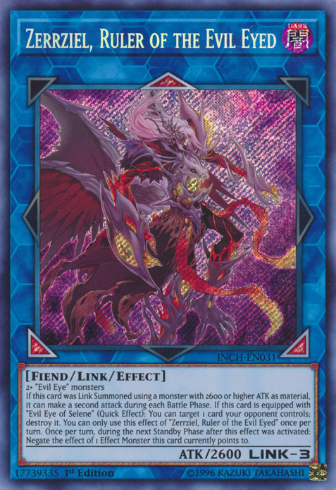 Zerrziel, Ruler of the Evil Eyed [INCH-EN031] Secret Rare