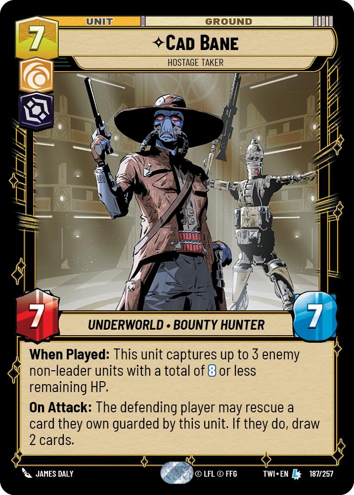 Cad Bane - Hostage Taker (187/257) (187/257) [Twilight of the Republic]