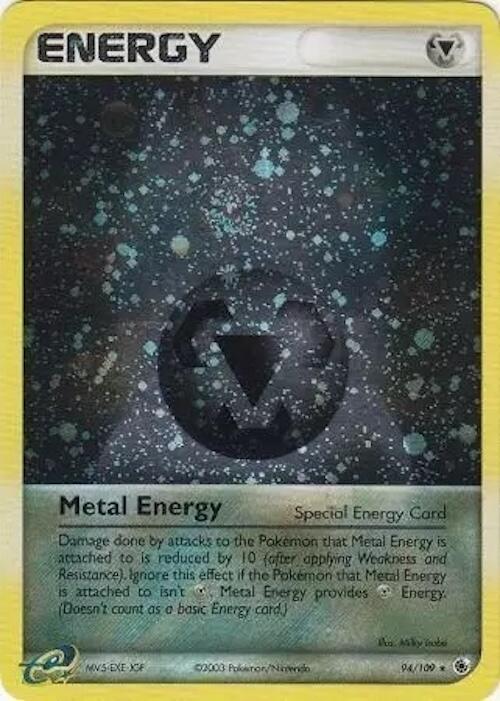 pokemon steel energy cards Amazon.com: Pokemon - Metal Energy Card SVE 008 - Pokemon 151 main image 0