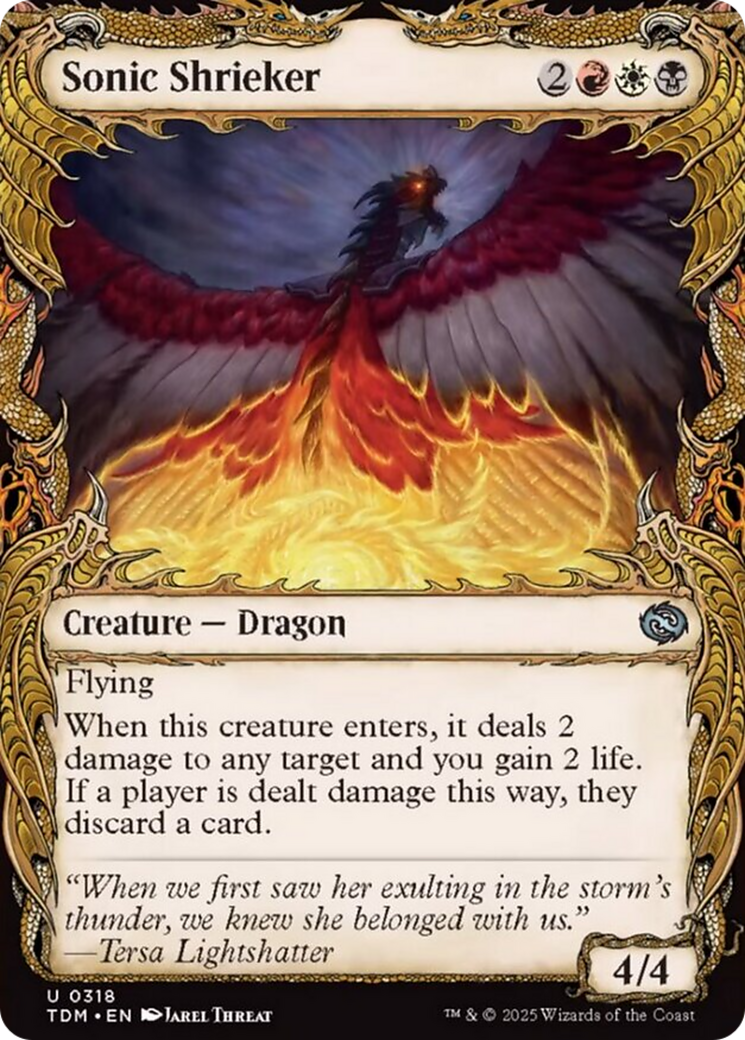 Sonic Shrieker (Showcase) [Tarkir: Dragonstorm]