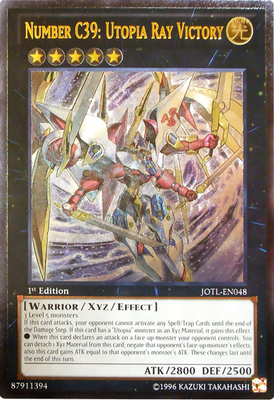 yugioh utopia ray v deck YU-GI-OH! - Number C39: (YS13-EN042) - Super Starter: for Victory - 1st Edition may be 1st or Unlimited Edition Number C39: Utopia Ray Victory