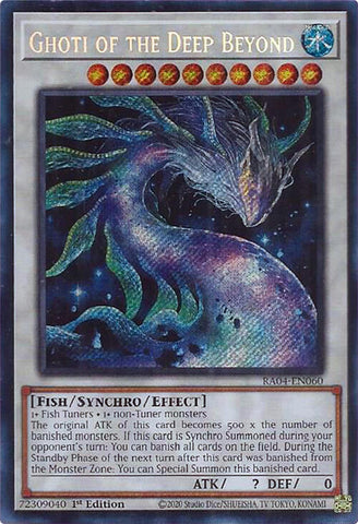 Ghoti of the Deep Beyond [RA04-EN060] Secret Rare