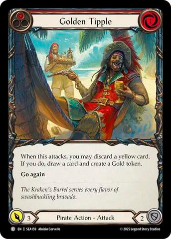 Golden Tipple (Red) [SEA159] (High Seas)  Rainbow Foil