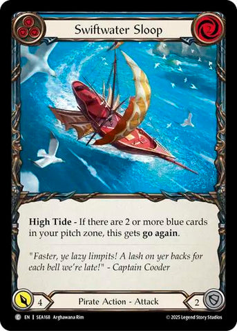 Swiftwater Sloop (Blue) [SEA168] (High Seas)  Rainbow Foil