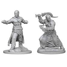 Pathfinder Deep Cuts Unpainted Miniatures Male Human Monk