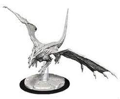 D&D Nolzurs Marvelous Unpainted Miniatures Young White Dragon