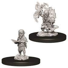 D&D Wizkids Deep Cuts Unpainted Miniatures Male Gnome Sorcerer