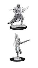 Pathfinder Battles Unpainted Miniatures Male Elf Magus (Magic User)