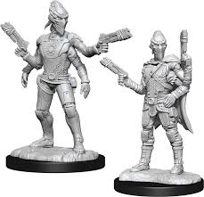 Starfinder Deep Cuts Unpainted Miniatures Kasatha Operative