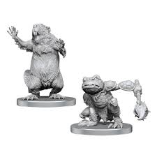 Pathfinder Battles Deep Cuts: Boggard Scout & Castoroides