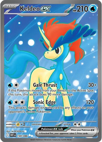 Keldeo ex (159/086) [Scarlet & Violet: White Flare]