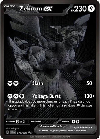Zekrom ex (172/086) [Scarlet & Violet: Black Bolt]