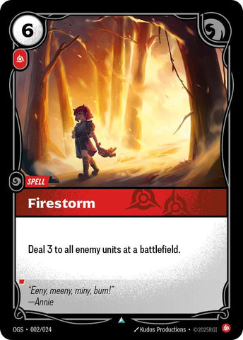 Firestorm [002/024] Uncommon (Proving Grounds)