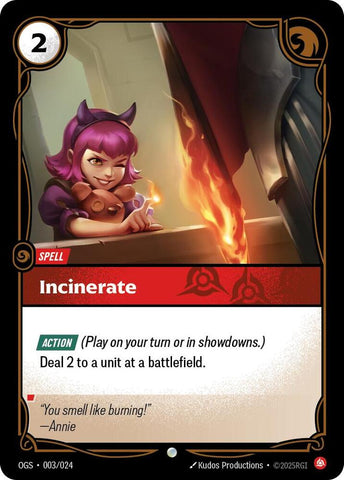 Incinerate [003/024] Common (Proving Grounds)