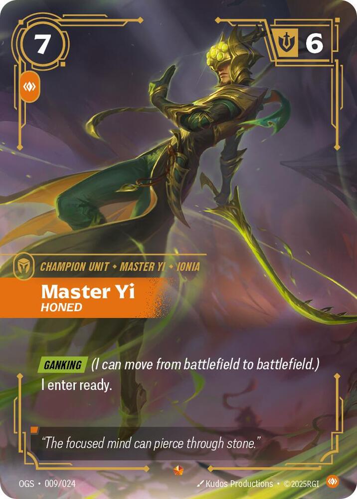 Master Yi - Honed [009/024] Epic (Proving Grounds)
