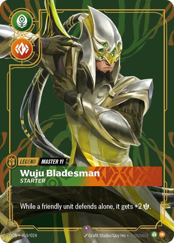 Master Yi - Wuju Bladesman [019/024] Rare (Proving Grounds)