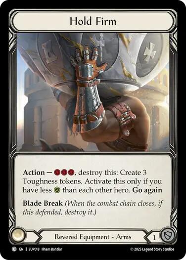 Hold Firm (Cold Foil) [SUP018] (Super Slam)  Cold Foil