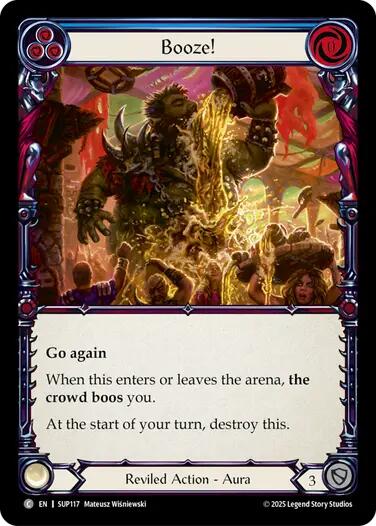 Booze! [SUP117] (Super Slam)  Rainbow Foil