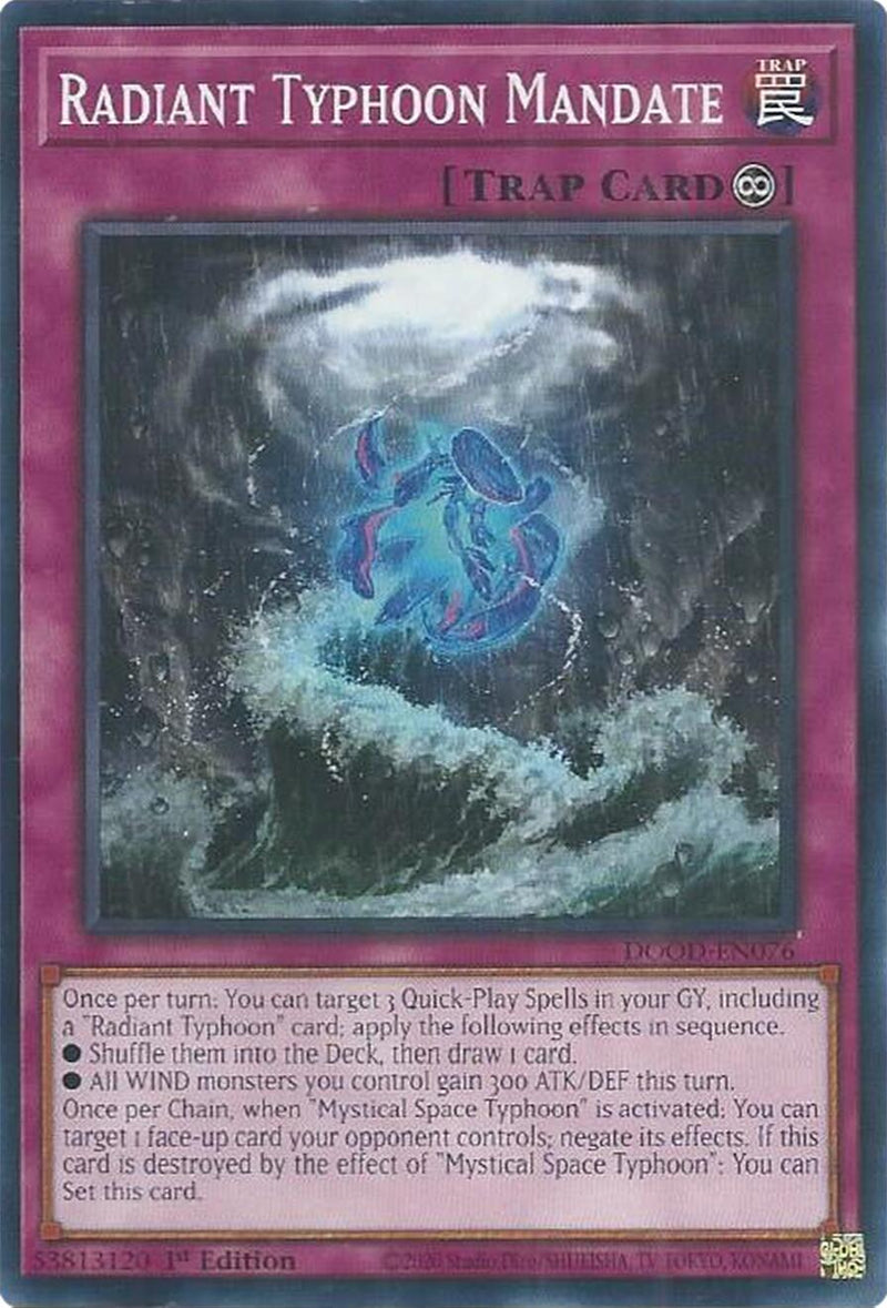 Radiant Typhoon Mandate [DOOD-EN076] Common